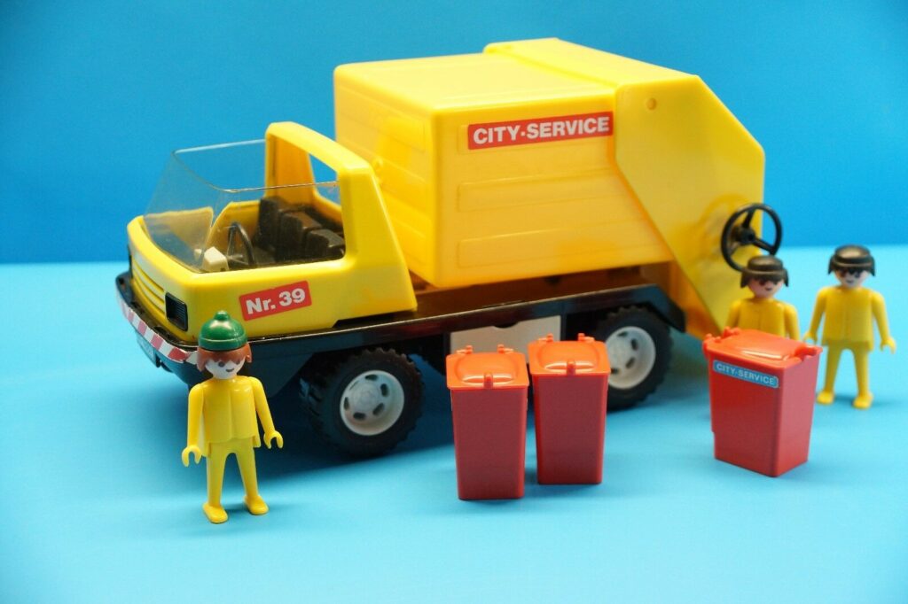 Playmobil City Service Müllabfuhr | Müllwagen 3470 mit Figuren