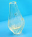 ZBS Bohemian Glas Vase ,gelb | Bubbles - Bubbleglas | Vintage 60er Jahre Glasvase