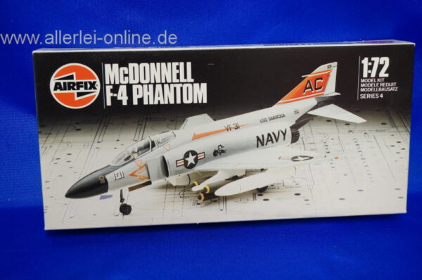 AIRFIX 1/72 Modellbausatz | McDonnel F-4 PHANTOM | No. 04013 Vintage 1986