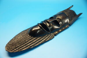 Afrika Maske | Afrikanische Stammeskunst Wandmaske | 49 cm Edelholz - Volkskunst Wandschmuck