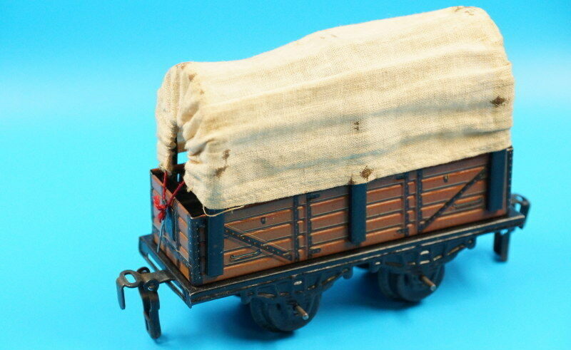 Kraus Fandor - Josef Kraus Nürnberg | Spur 0 Rungenwagen mit Plane Kraus Fandor - Josef Kraus Nürnberg | Spur 0 Rungenwagen mit Plane