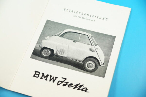 Motocoupé BMW Isetta Export Modell 1957 Betriebsanleitung-1