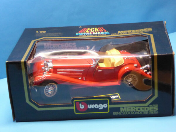 Bburago 1:20 Mercedes Benz 500K Roadster 1936 mit OVP