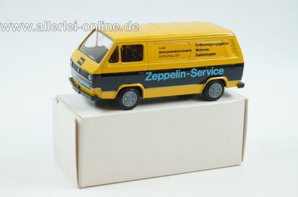 Conrad Modell | Zeppelin-Service Werbemodell | Volkswagen Transporter | VW Bus T3 | 1:43 Art.Nr: 3066 mit OVP