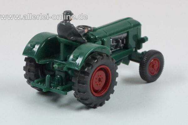 Wiking H0 1:87 Traktor | Deutz-Schlepper mit Anhänger | grün | 60er Jahre