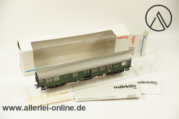 Märklin H0 | 4133 Personenwagen mit Gepäckabteil | 2.Klasse Bdyg 533 der DB OVP