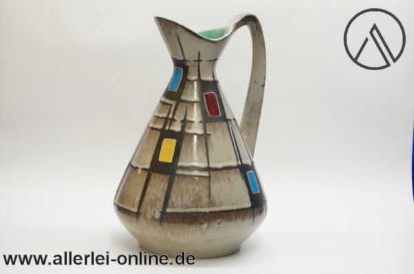 BAY Keramik Vase 244 30 | Henkelvase | Design Bodo Mans | Vintage German Pottery