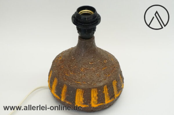 KRÖSSELBACH Keramik Tischlampe | Tischleuchte | Vintage 60er