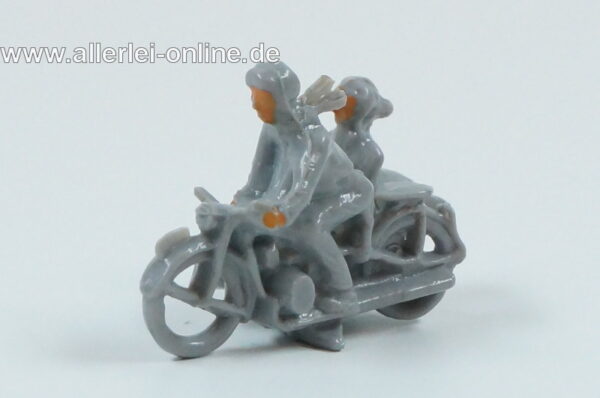 Wiking H0 1:87 Motorradfahrer | Motorrad mit Beiwagen | 50er