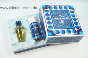 Vintage NONCHALANCE 50ml Eau de Cologne Flakon und Deodorant Geschenk-Set mit Originalkarton