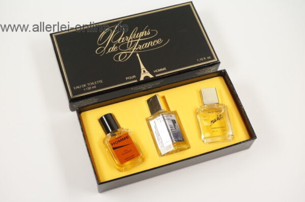CHARRIER Parfums de France 3 x Miniatur Flakons Pour Homme 32 ml mit OVP