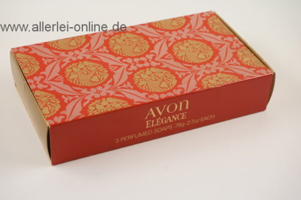3 x 78g AVON Elegance Duft Seife - Savons Perfumed Soap mit OVP