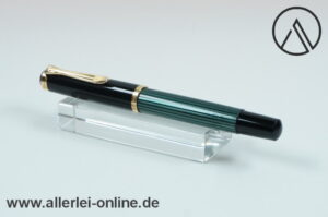 Pelikan M400 Füller | Kolbenfüller | 14K/585 Goldfeder "F" | grün,gestreift