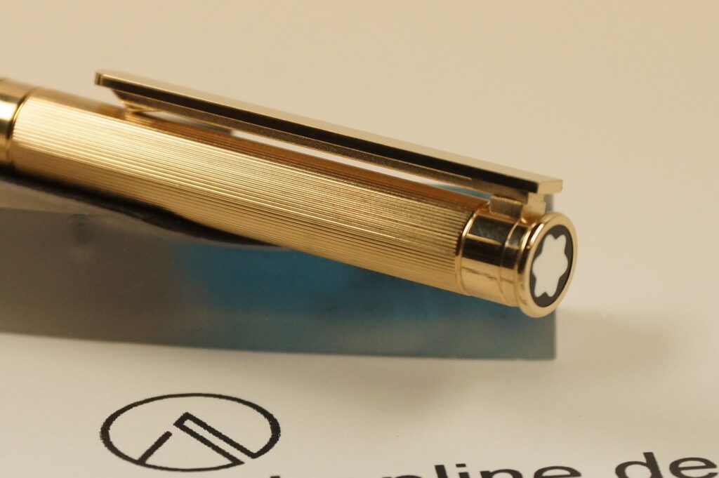 Montblanc Noblesse 18210 Kugelschreiber - Drehkugelschreiber / Ballpoint Faden Guilloche,vergoldet - MINT !