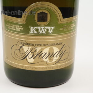 Vintage KWV Superior VO - FIVE STAR Brandy - 1 Liter / 43% vol.