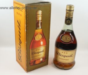 Vintage Bisquit COGNAC 3-Stars / 3 Sterne - 70 cl. / 40% vol. mit Originalkarton - BOXED