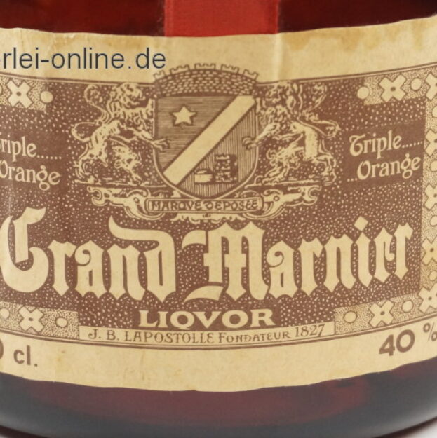 Alter Grand Marnier Liqvor - Liqueur Triple Orange 40% - 70cl. (noch ohne EAN Code)