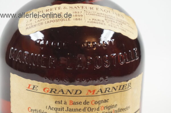 Alter Grand Marnier Liqvor - Liqueur Triple Orange 40% - 70cl. (ohne EAN Code)-6