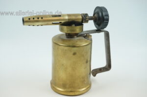 Kleine Alte Vulcano Alemania 272 Benzin Messing Lötlampe | Heizlampe | Bunsenbrenner
