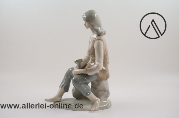 Gräfenthal GDR Porzellan | Frau mit Gitarre | Thüringen Porzellanfiguren