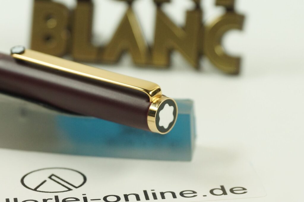 Montblanc Noblesse Slim Line Füller | Füllfederhalter "M" - Weinrot / Bordeaux rot