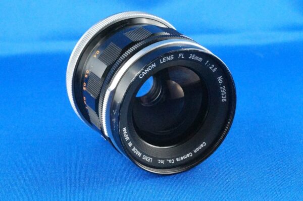 Canon Lens FL 35mm 1:2.5 Objektiv - (No. 29536) Made in Japan