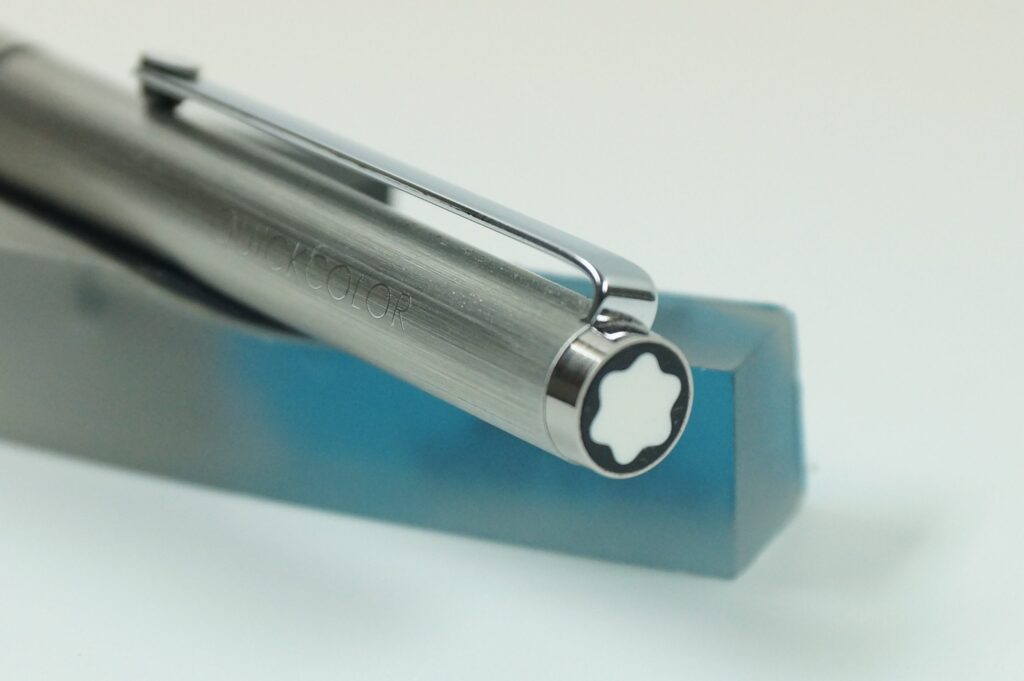 MONTBLANC Noblesse | Slim-Line 2735 | Quickcolor 2-Farben Dreh-Kugelschreiber | 2-Color Ballpoint Pen | Edelstahl,gebürstet