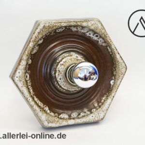 Hustadt Leuchten | Fat Lava Wandleuchte | Vintage Keramik Wandlampe | 60-70er Jahre-1