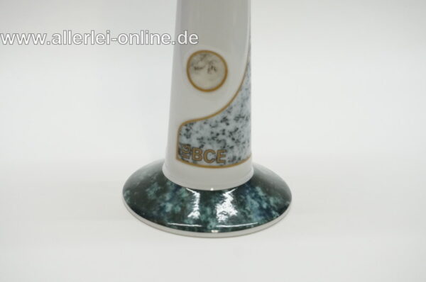 Hutschenreuther Porzellan Kerzenständer | IG BCE Kerzenhalter | 19,5 H