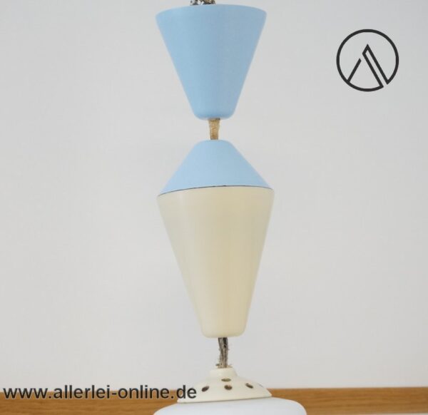 Vintage Pastellfarben Küchen Hängelampe | Glas Lampenschirm | Zug-Pendelleuchte ,höhenverstellbar-2
