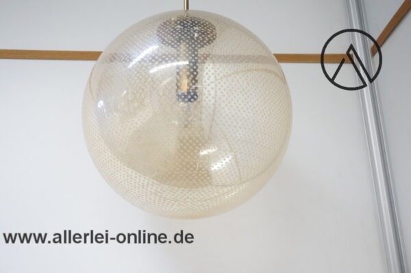 Limburg Glashütte P917 | Kugellampe - Deckenleuchte | Vintage XXL Globe Hängelampe