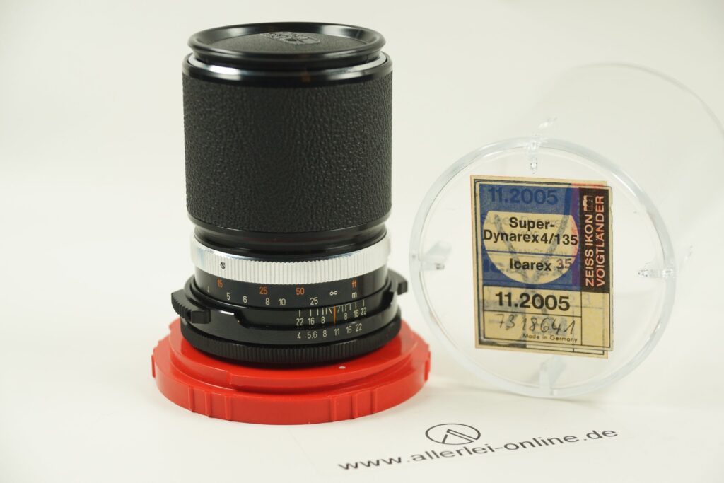 Carl Zeiss Super-Dynarex Lens 4/135mm - Icarex Zeiss Ikon Voigtländer Objektiv