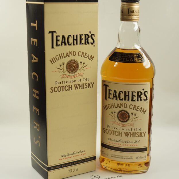 TEACHER`S Highland Cream Old SCOTCH WHISKY 40% - 0,7 Liter mit Originalverpackung