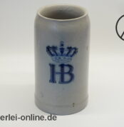 Alter Hof-Bräuhaus | HB Bierseidel | Steinzeug Bierkrug | 1 Liter