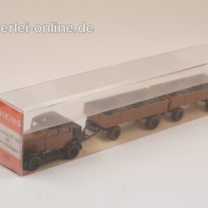 Wiking H0 1:87 | Hanomag ST 100 mit zwei Anhängern | Nr: 3500 in OVP