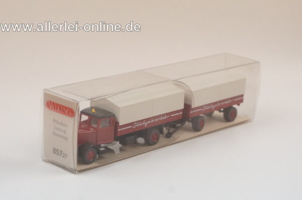 Wiking H0 1:87 | Hanomag Pritschen Lastzug | Stückgutverkehr Nr: 857 27