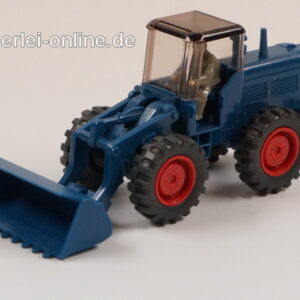 Wiking H0 Modell 651 | Hanomag B11 | blau | 1:87 Radlader Baumaschine