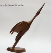 Teak Kranich | Teakholz Reiher | Danish Mid Century Design der 60er Jahre | 30 cm