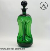 Holmegaard Kluk Kluk Dekanter | Vintage Glas Karaffe | Stöpselflasche von Jacob E. Bang für Holmegaard | 28 cm