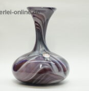 Glas Vase | AV Empoli Murano Glasvase | 26 cm | Lila / Violett | Vintage Empoli Italy glass