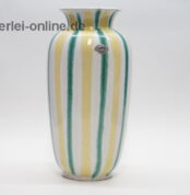 Jasba Keramik Vase 566-25 | Blumenvase - grün,gelb und weiß | Vintage 50s German Pottery