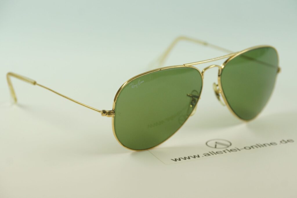 Vintage Ray-Ban B&L USA - AVIATOR 58-14 Sonnenbrille ,gold