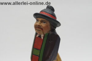 Handbemalter Figürlicher Nussknacker | Hebelnussknacker | Nusszange | Holz geschnitzt