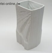 Rosenthal Studio Linie Relief Porzellan Vase Design Martin Freyer - weiss - 21cm