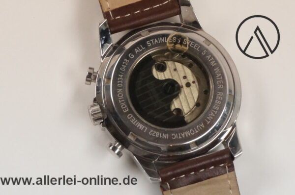 Ingersoll Automatik Herren Armbanduhr | Limited Edition IN1822 0334 / 0438 | Lederarmband1
