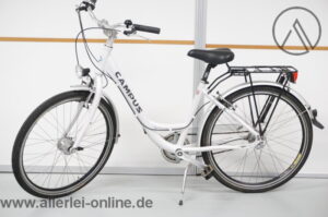 CAMPUS 26 Zoll Damenrad | Damen Fahrrad ,weiss | Shimano 7-Gang