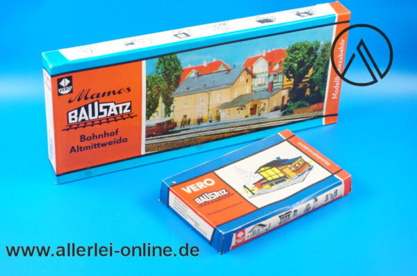 VERO Mamos Modell Bausatz | Bahnhof Altmittweida und Streckenwärterhaus | Spur TT - 1:120 | unbenutzt mit OVP