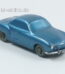 Wiking unverglast | VW Karmann Ghia | met.blau | 50er Jahre