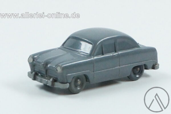 Wiking unverglast | Ford Taunus Weltkugel | grau/dunkelgrau | 50er Jahre