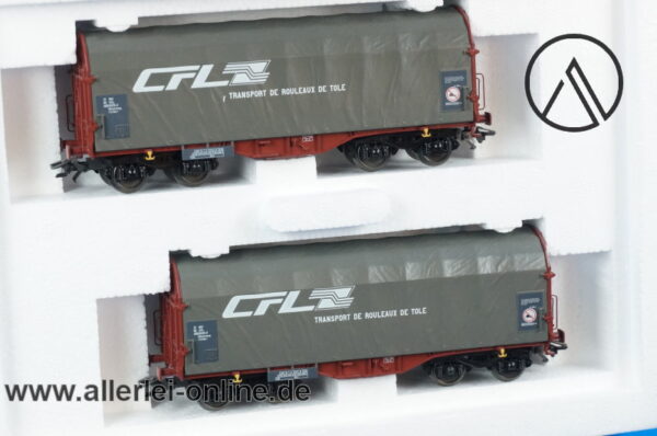 Märklin H0 | 47207 Wagenset für Walzstahl-Coils ,2 tlg. | CFL Cargo Güterwagenset OVP